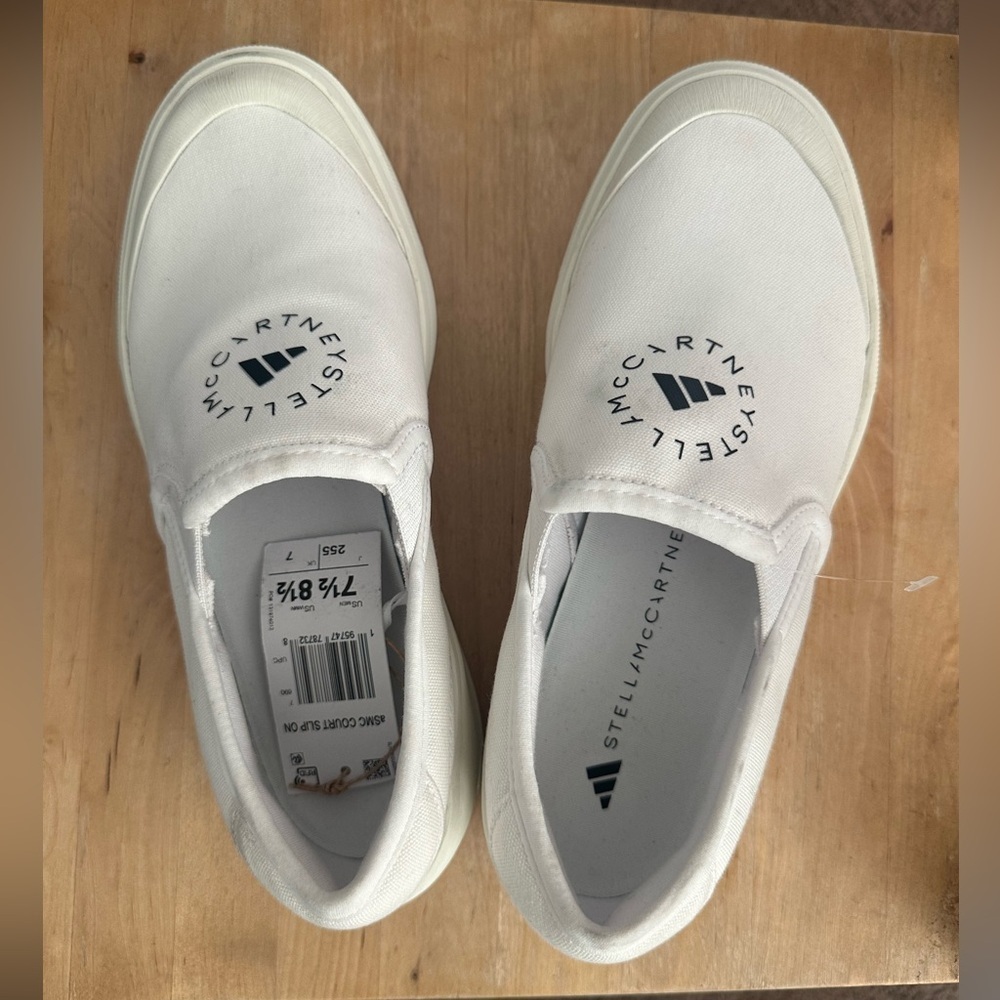 Adidas by Stella McCartney White Slip-On Shoes size US7.5